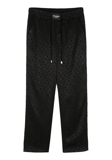 Just Cavalli pantaloni  con logo jacquard JUST CAVALLI | Pantaloni | 76OAA1RC N0290899